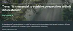 New perspective study from Trase, 'It is essential to combine perspectives to limit deforestation'